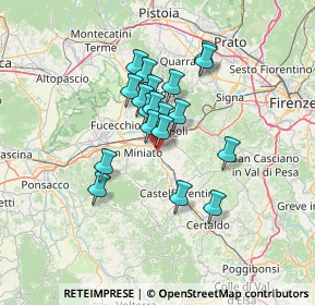 Mappa Via Senese Romana, 50053 Empoli FI, Italia (10.49842)