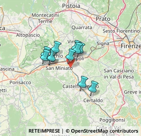 Mappa Via Senese Romana, 50053 Empoli FI, Italia (9.07636)