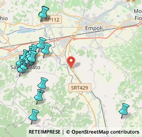 Mappa Via Senese Romana, 50053 Empoli FI, Italia (5.4195)