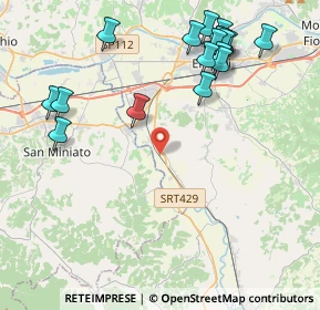 Mappa Via Senese Romana, 50053 Empoli FI, Italia (5.09389)