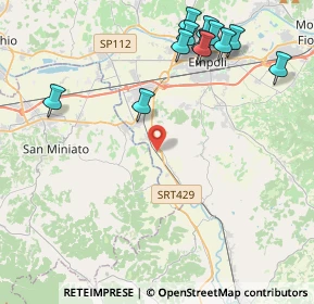 Mappa Via Senese Romana, 50053 Empoli FI, Italia (5.19)