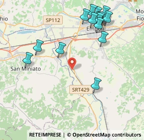 Mappa Via Senese Romana, 50053 Empoli FI, Italia (4.94867)