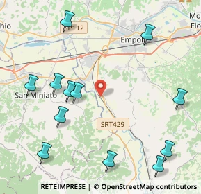 Mappa Via Senese Romana, 50053 Empoli FI, Italia (5.36167)