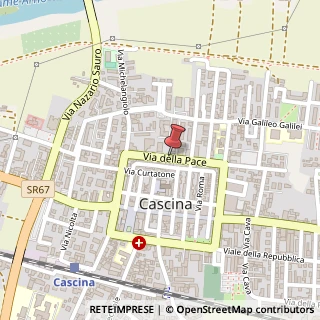 Mappa Via pace 65, 56021 Cascina, Pisa (Toscana)