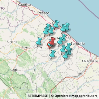 Mappa Borgo Gramsci, 61040 Mondavio PU, Italia (9.44882)