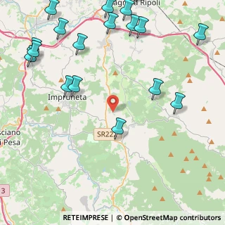 Mappa Via Petigliolo da Str., 50022 Greve in Chianti FI, Italia (6.461)