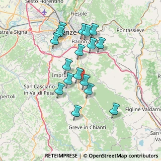 Mappa Via Petigliolo da Str., 50022 Greve in Chianti FI, Italia (6.83294)