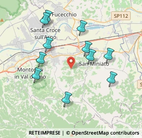 Mappa Via Francesco Sforza, 56028 San Miniato PI, Italia (3.96545)