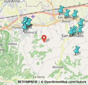 Mappa Via Francesco Sforza, 56028 San Miniato PI, Italia (2.62429)