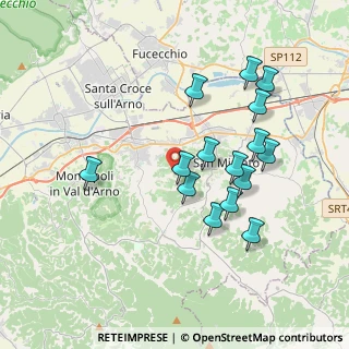 Mappa Via Francesco Sforza, 56028 San Miniato PI, Italia (3.678)