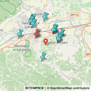 Mappa Via Francesco Sforza, 56028 San Miniato PI, Italia (3.605)
