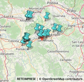 Mappa Via Francesco Sforza, 56028 San Miniato PI, Italia (11.30158)