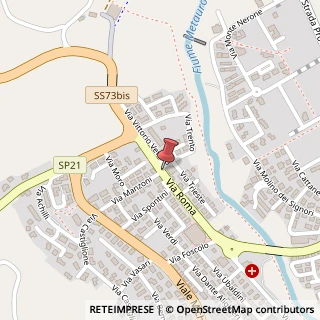 Mappa Via Alessandro Manzoni,  6, 61049 Urbania, Pesaro e Urbino (Marche)