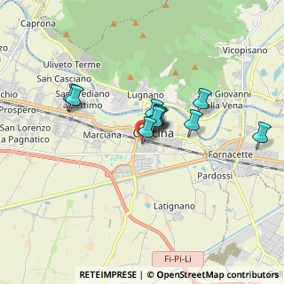 Mappa Via Giuseppe Cei, 56021 Cascina PI, Italia (1.28182)