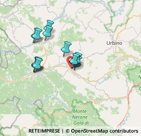 Mappa Via Aldo Moro, 61049 Urbania PU, Italia (5.84462)