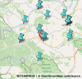 Mappa Via Aldo Moro, 61049 Urbania PU, Italia (8.264)