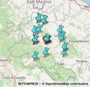 Mappa Via Aldo Moro, 61049 Urbania PU, Italia (9.5895)
