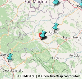 Mappa Via Aldo Moro, 61049 Urbania PU, Italia (18.91308)