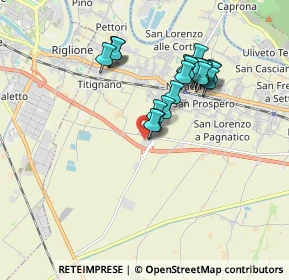 Mappa Via Fosso Vecchio, 56023 Cascina PI, Italia (1.6225)