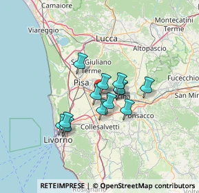 Mappa Via Fosso Vecchio, 56023 Cascina PI, Italia (9.44308)