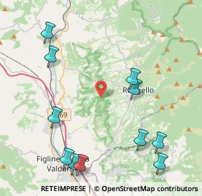 Mappa 50066 Reggello FI, Italia (5.33273)