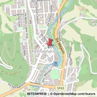 Mappa Via G. Marconi, 4, 61033 Fermignano, Pesaro e Urbino (Marche)