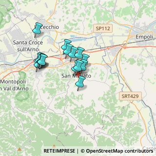 Mappa Via Gargozzi, 56028 San Miniato PI, Italia (2.97938)
