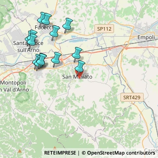Mappa Via Gargozzi, 56028 San Miniato PI, Italia (4.92357)