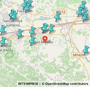 Mappa Via Gargozzi, 56028 San Miniato PI, Italia (5.8395)