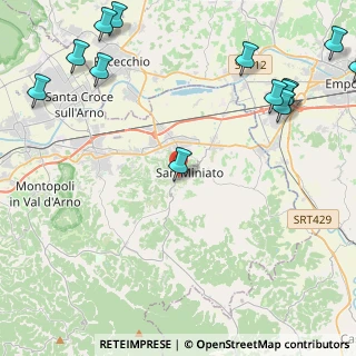 Mappa Via Roma, 56028 San Miniato PI, Italia (6.58231)