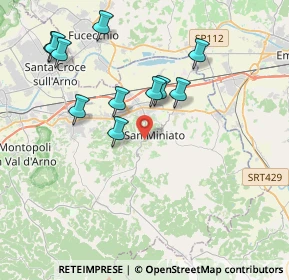Mappa Via Roma, 56028 San Miniato PI, Italia (4.03818)