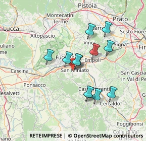 Mappa Via Catena, 56028 San Miniato PI, Italia (12.19917)