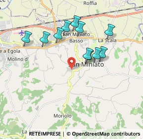 Mappa Via Catena, 56028 San Miniato PI, Italia (1.79)