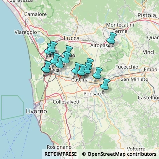 Mappa Via XX Settembre, 56021 Cascina PI, Italia (10.41133)