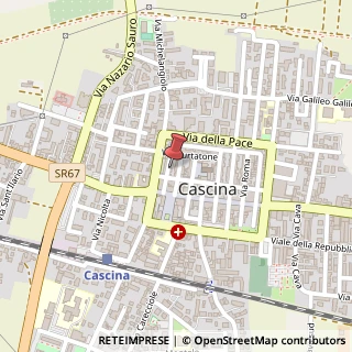 Mappa Via Lungo le Mura, 155, 56021 Cascina, Pisa (Toscana)
