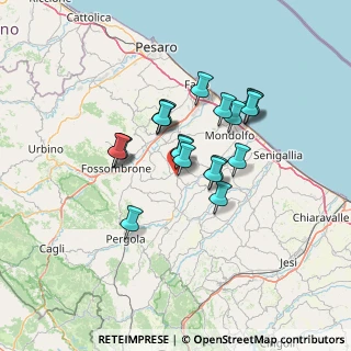 Mappa Fossombrone, 61040 Mondavio PU, Italia (10.704)