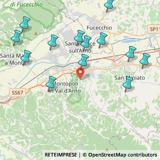 Mappa Via Stibbio, 56028 San Miniato PI, Italia (5.31615)