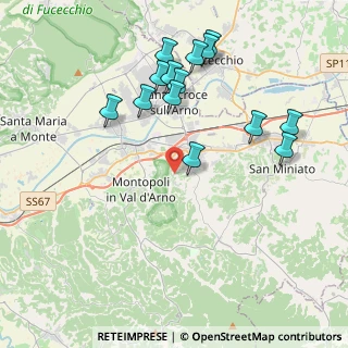 Mappa Via Stibbio, 56028 San Miniato PI, Italia (4.28714)