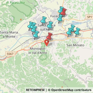 Mappa Via Stibbio, 56028 San Miniato PI, Italia (4.26308)
