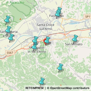 Mappa Via Stibbio, 56028 San Miniato PI, Italia (5.42455)