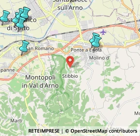 Mappa Via Stibbio, 56028 San Miniato PI, Italia (3.79563)