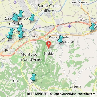 Mappa Via Stibbio, 56028 San Miniato PI, Italia (3.28636)