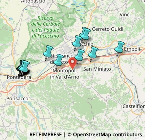 Mappa Via Stibbio, 56028 San Miniato PI, Italia (9.127)