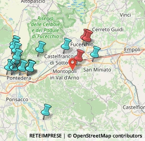 Mappa Via Stibbio, 56028 San Miniato PI, Italia (10.2885)