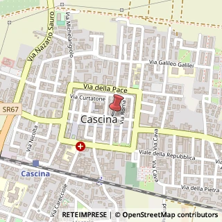 Mappa Via Enrico Curiel,  14, 56021 Cascina, Pisa (Toscana)