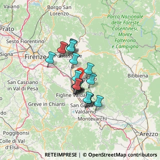 Mappa 50066 Reggello FI, Italia (9.5145)