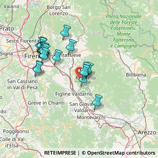 Mappa 50066 Reggello FI, Italia (15.361)