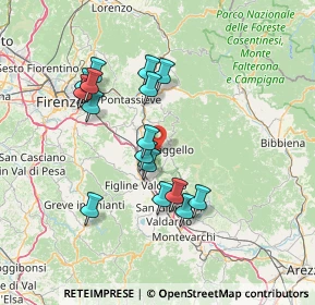Mappa 50066 Reggello FI, Italia (13.58188)