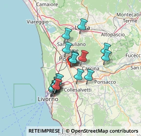 Mappa Via Stanislao Cannizzaro, 56121 Pisa PI, Italia (10.704)