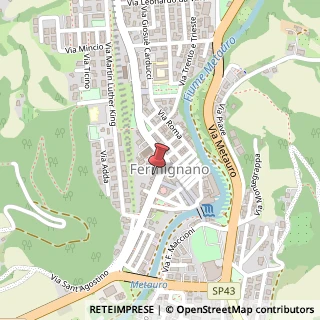 Mappa Piazza Astronauti, 1, 61033 Fermignano, Pesaro e Urbino (Marche)